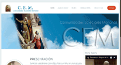 Desktop Screenshot of ajesuspormaria.org